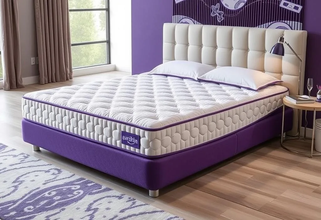 Purple mattress unique design