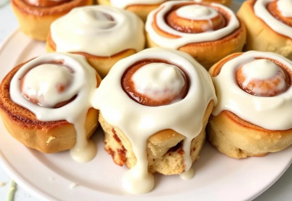 cinnamon rolls with cream cheese frosting