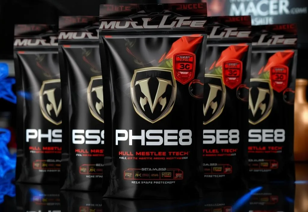 A pack of MuscleTech Phase8