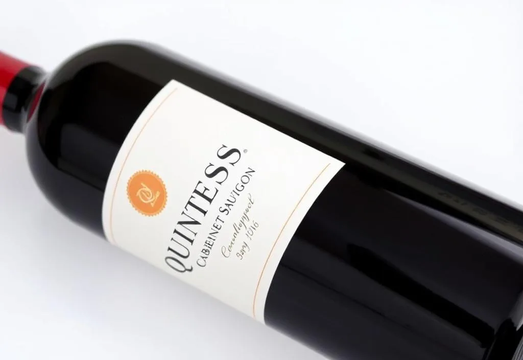 A bottle of Quintessa Cabernet Sauvignon wine