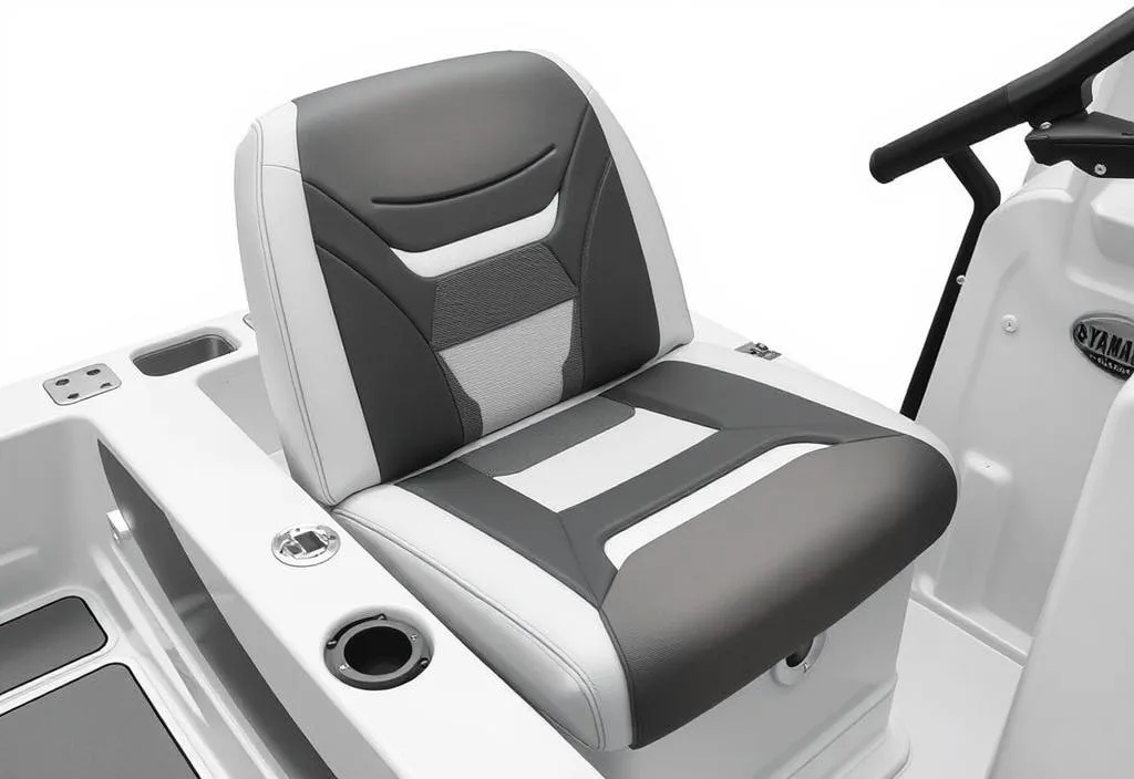 A photo of the Yamaha boat seat post, showcasing its comfortable design