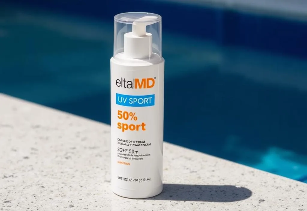 A bottle of EltaMD UV Sport Broad-Spectrum SPF 50