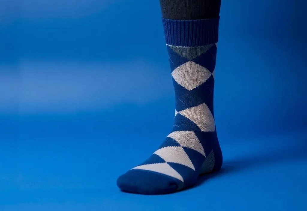 A pair of socks with a classic design and a best man's title