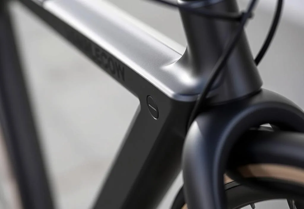 A close-up of the VanMoof Electrified S2's sleek design