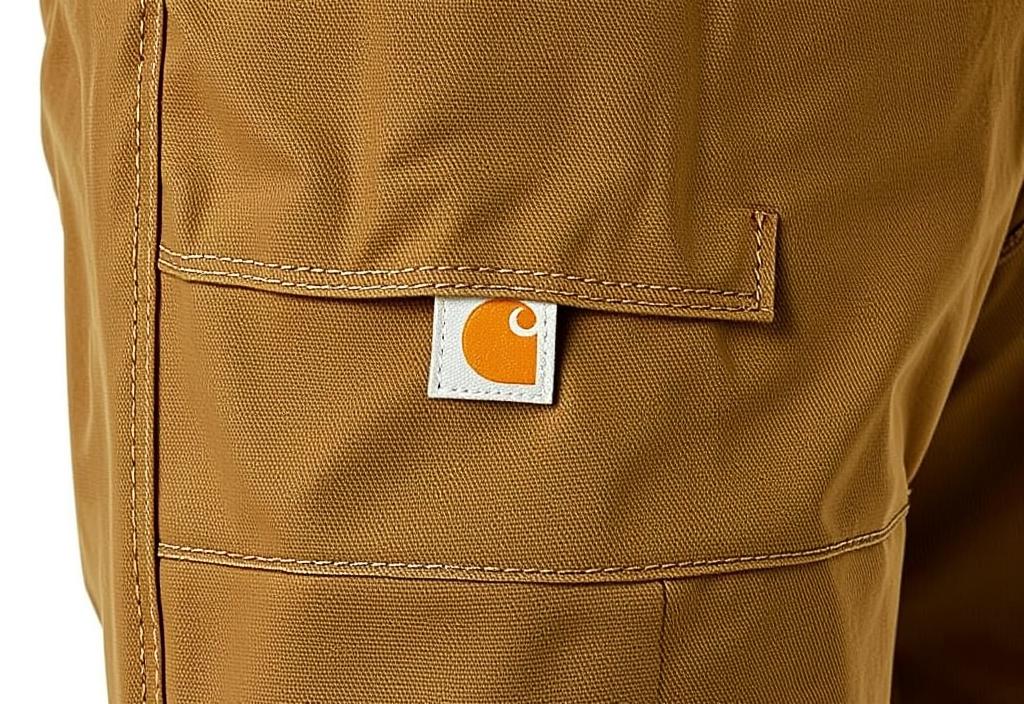 A close-up of the Carhartt Rugged Flex Work Trouser fabric