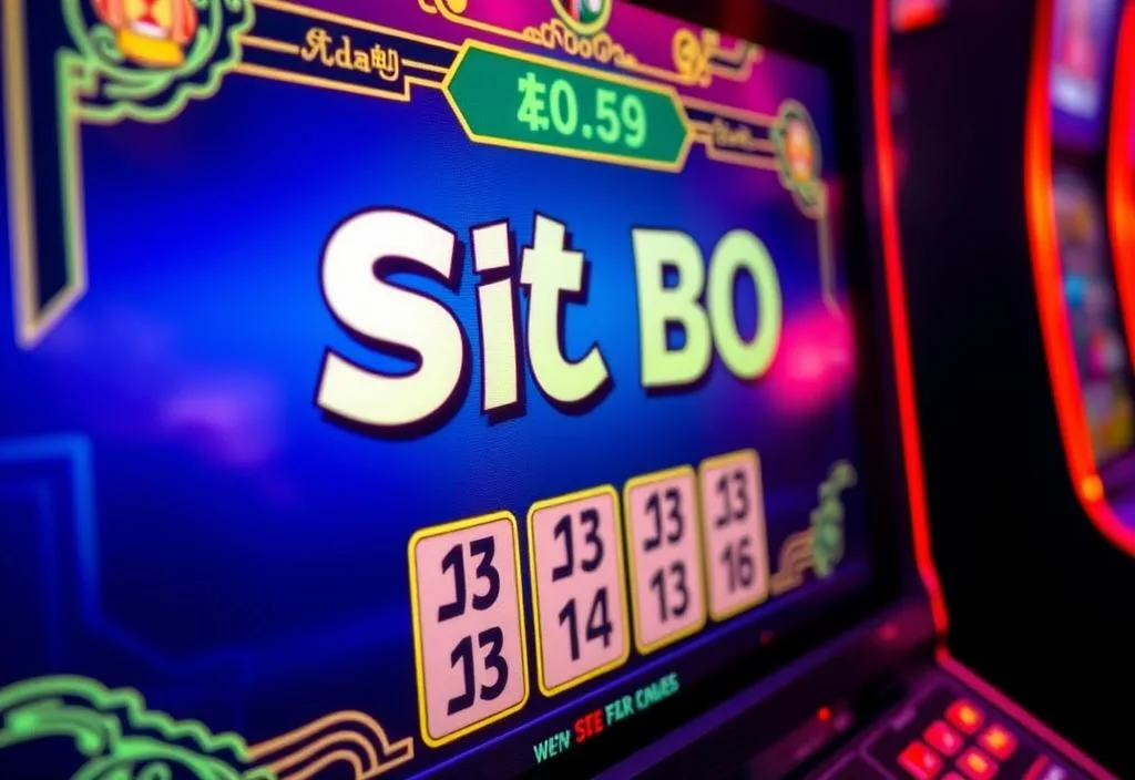 A close-up of the Trump Sic Bo game on a screen, with the game's features highlighted